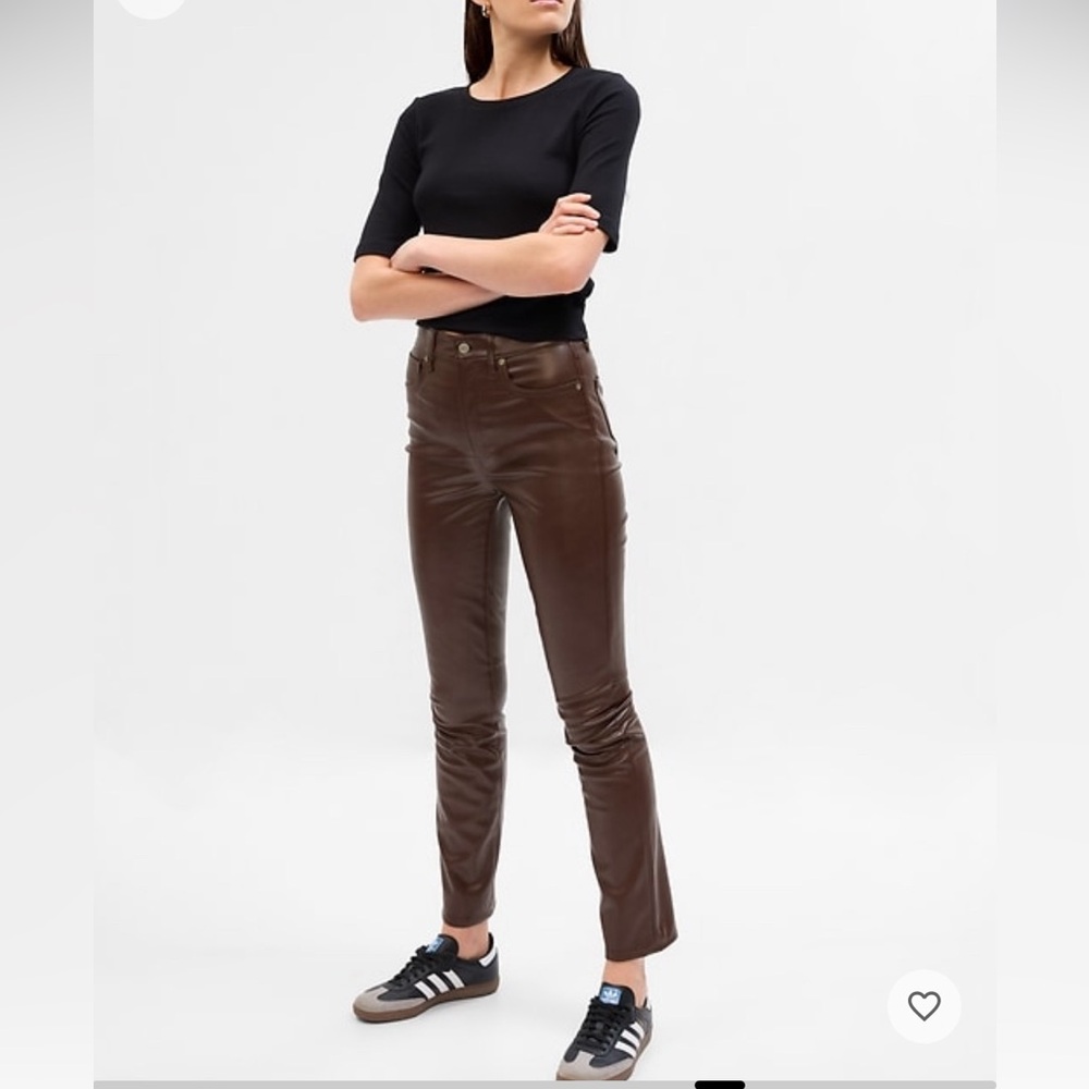 NWT Gap vegan leather jeans